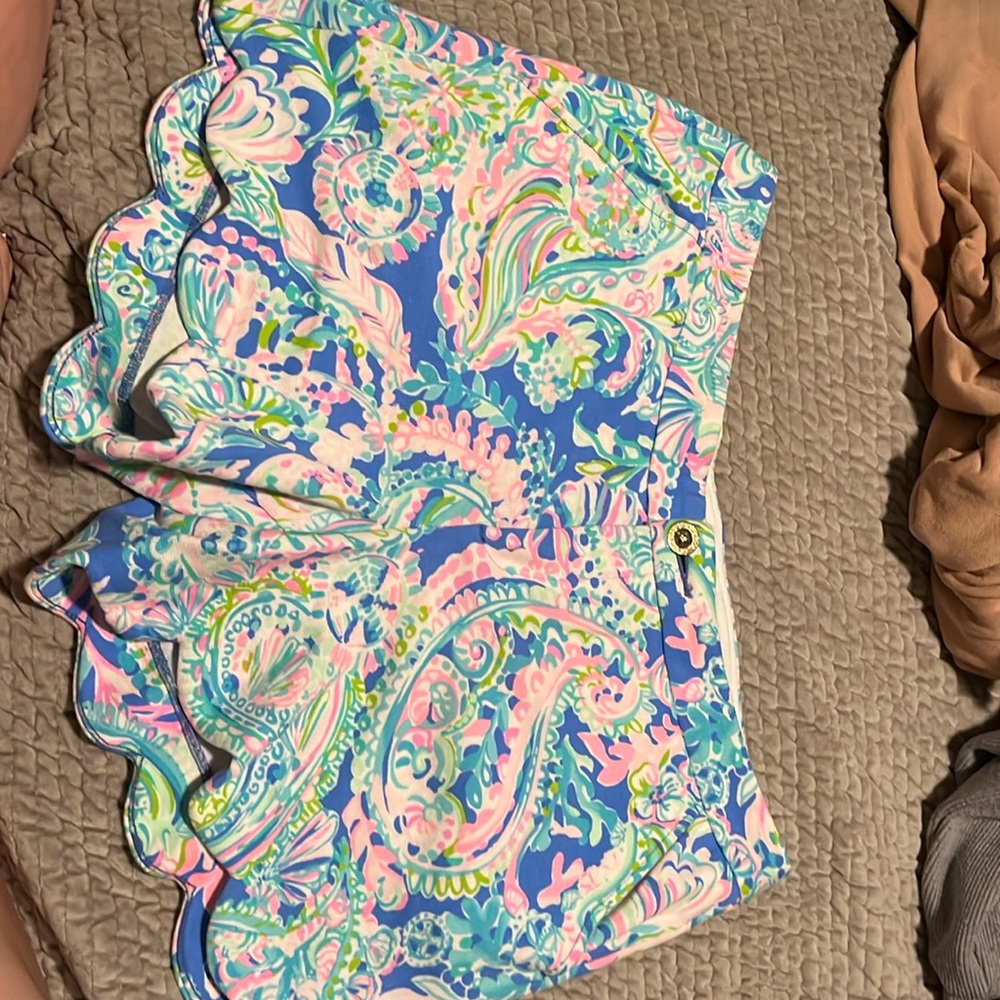 Lilly Pulitzer buttercup knit shorts size 12 tag still on